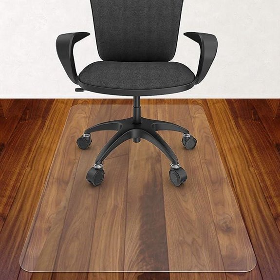 Azadx Clear Office Chair Mat for Hardwood Floors