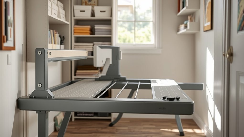 compact adjustable quilting frame