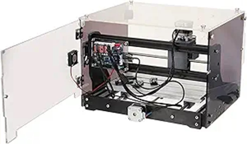 Mini CNC Engraving Milling Machine with Enclosure
