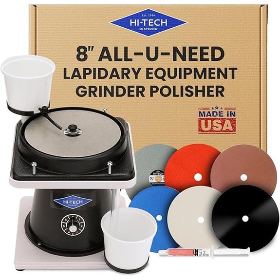 Hi-Tech Diamond All-U-Need Lapidary & Polishing Machine