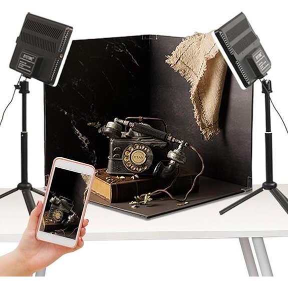 Portable 16x16 Inch Photo Studio Kit with LED Lights