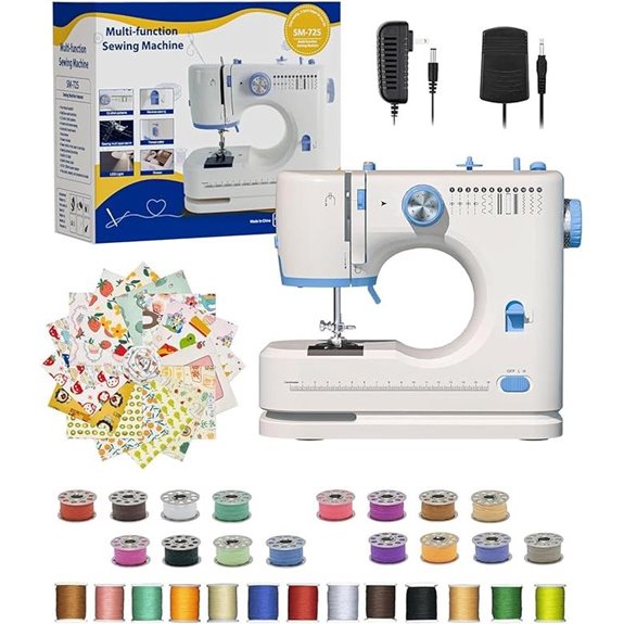 Portable Sewing Machine with 12 Stitch Patterns
