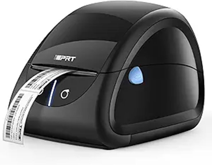 compact office label printer