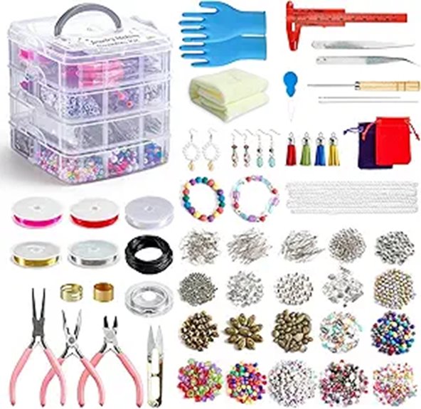 Jewelry Making Kit with Beads and Supplies