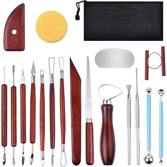 Blisstime 18PCS Clay Sculpting Tools Kit
