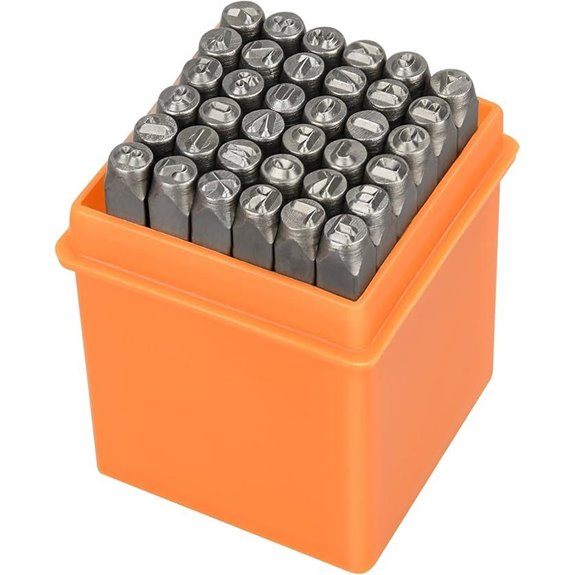 37pcs Metal Stamping Kit with Letters and Symbols