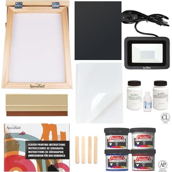 Speedball All-In-One Screen Printing Kit with UV Lamp