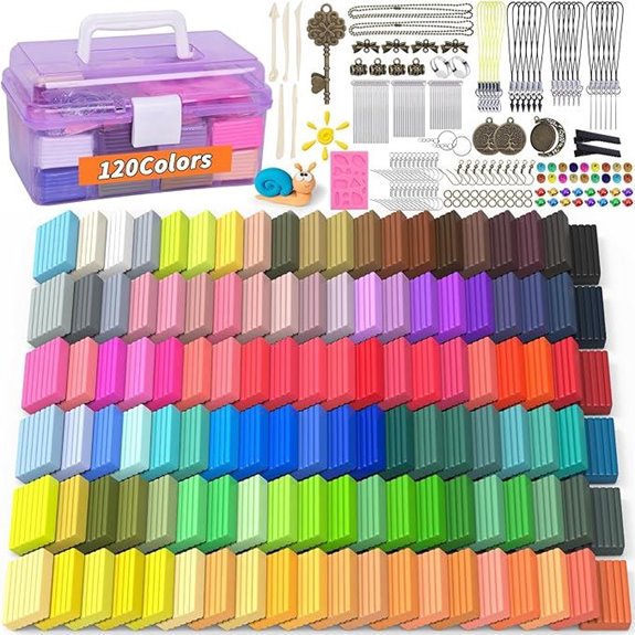 285-Piece Polymer Clay Kit with Tools and Accessories