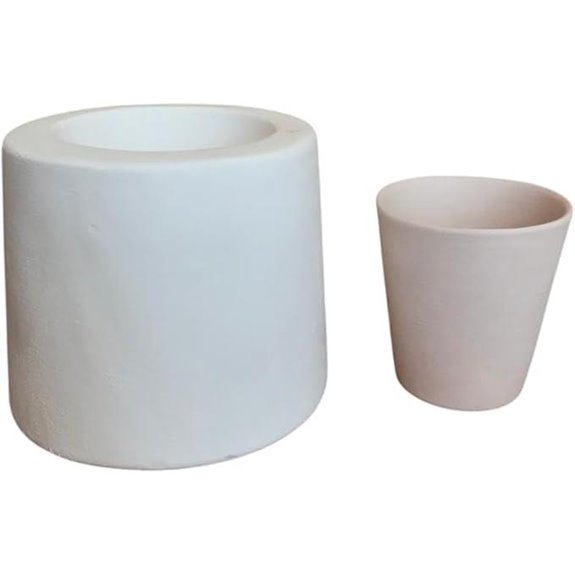 Handleless Cup Plaster Mold in Conical Shape for Slip Casting EK003