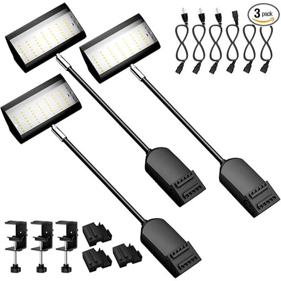 Trade Show LED Lighting Kit with Connectable Arms