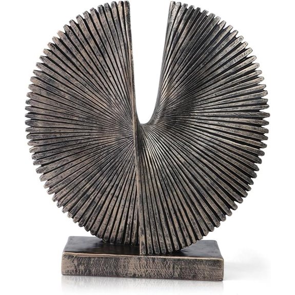 Modern Abstract Round Decorative Sculpture for Home