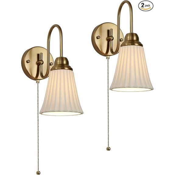 contemporary gold ceramic sconces