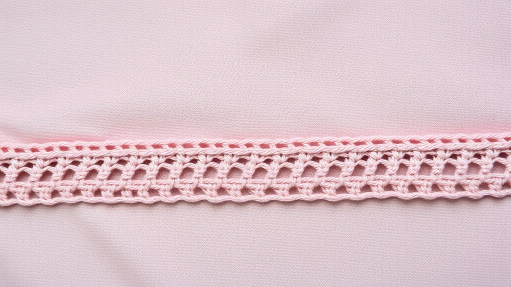 control crochet edge curling