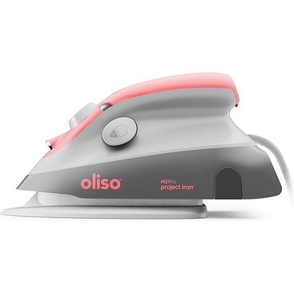 Oliso M3Pro Steam Iron with Solemate (Coral)