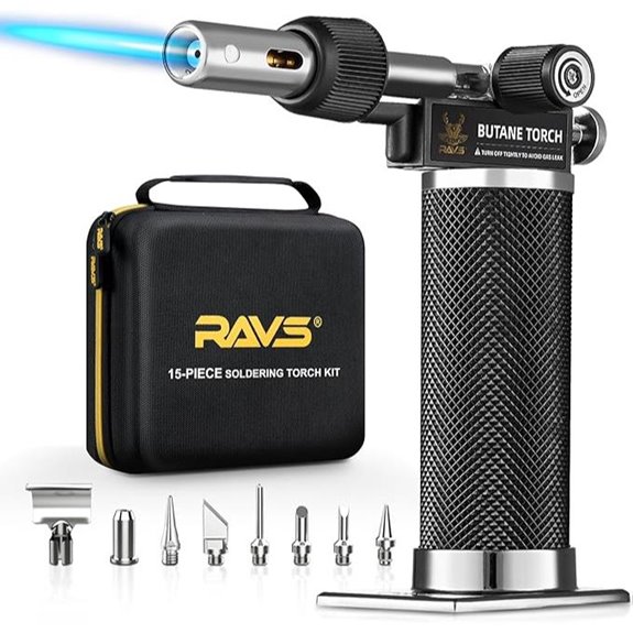 RAVS Cordless Butane Soldering Iron Kit (14-Piece)