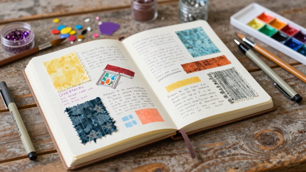 create functional craft journals
