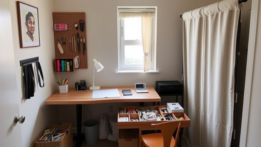 create organized craft zones