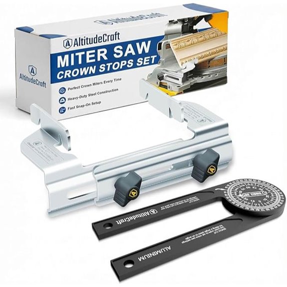 Miter Saw Crown Stops & Protractor Set
