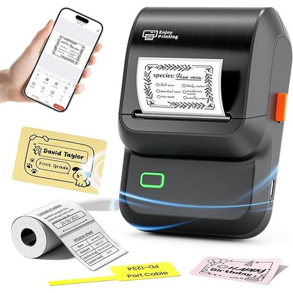 Label Maker with Tape Address and Logo Printing