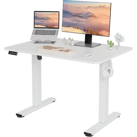 Adjustable Electric Standing Desk with Memory Preset