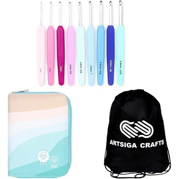 KnitPro Waves Deluxe Crochet Hook Set with Case