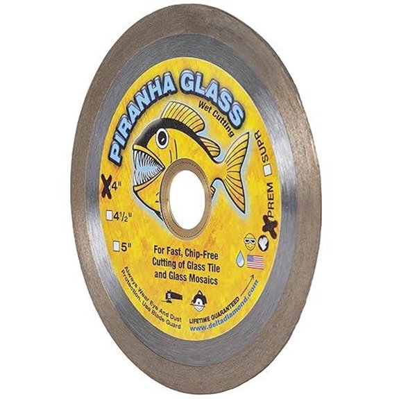 Piranha 4-Inch Diamond Glass Cutting Blade