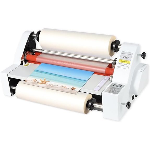 V350 Cold Hot Roll Laminator with Digital Control