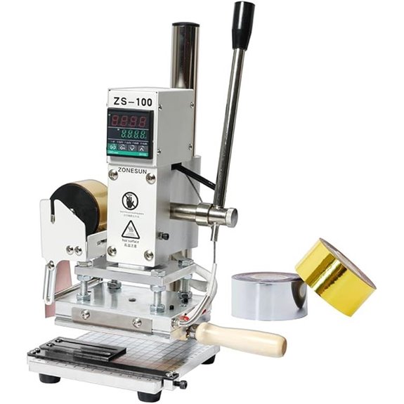 ZONEPACK ZS-100 Digital Embossing & Foil Stamping Machine