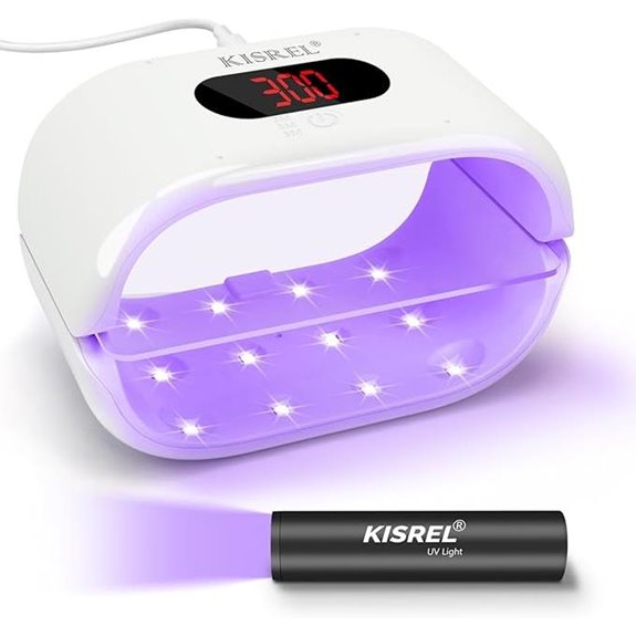 KISREL UV Resin Curing Light with Digital Display