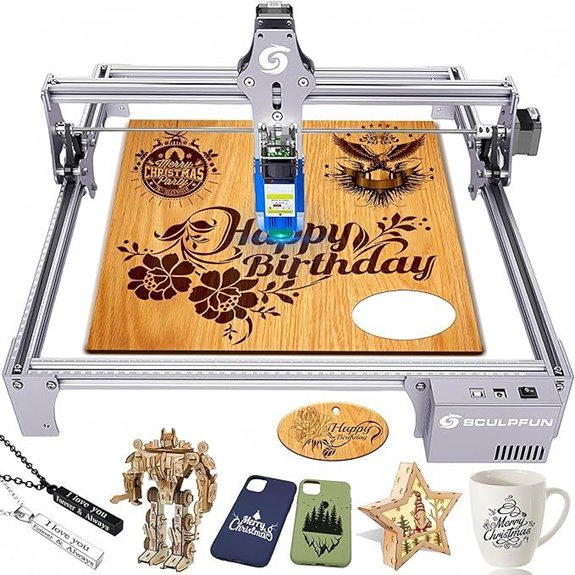 SCULPFUN S6 Pro Laser Engraver for DIY Projects