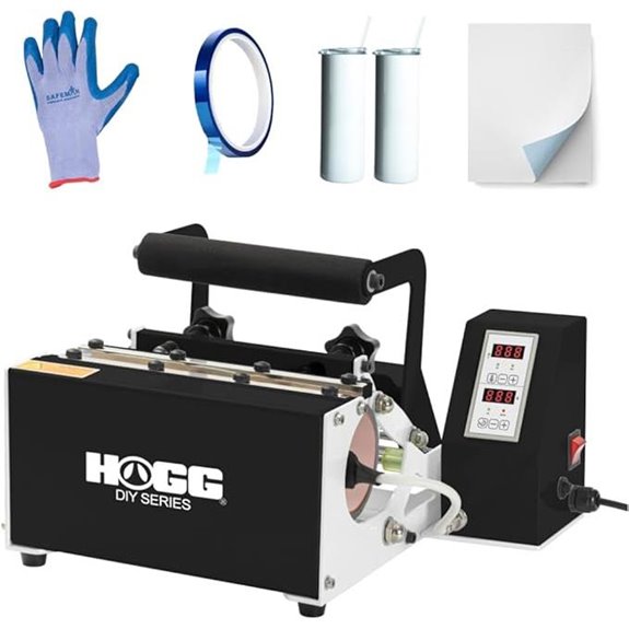Hogg DIY Tumbler Heat Press Machine Bundle