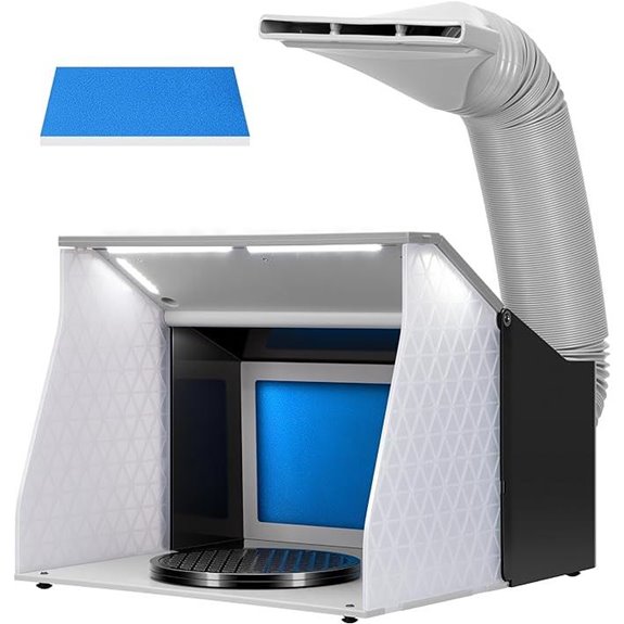 VIVOHOME Dual Fans Airbrush Spray Booth with Lights