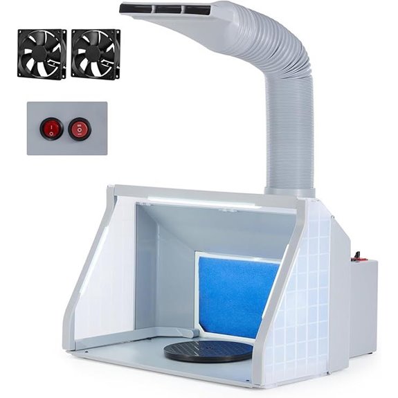CO-Z Airbrush Spray Booth with Dual Fans