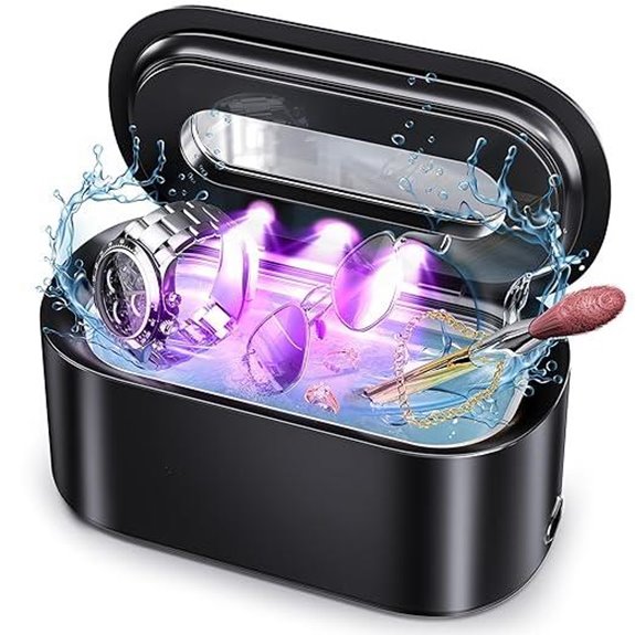 Ultrasonic Jewelry Cleaner with Dual Modes and Timer