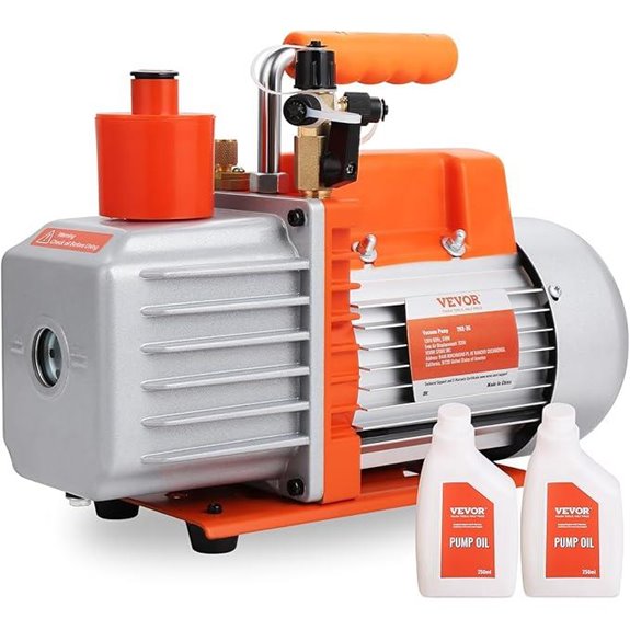 VEVOR 7 CFM Dual Stage HVAC Vacuum Pump