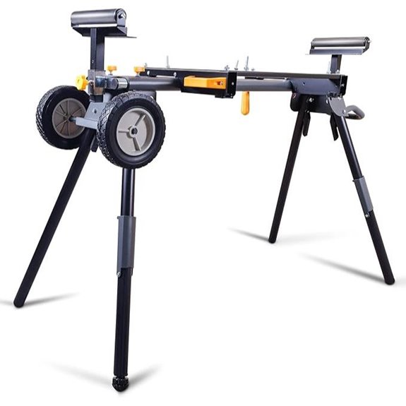 Heavy Duty Rolling Miter Saw Stand with Wheels
