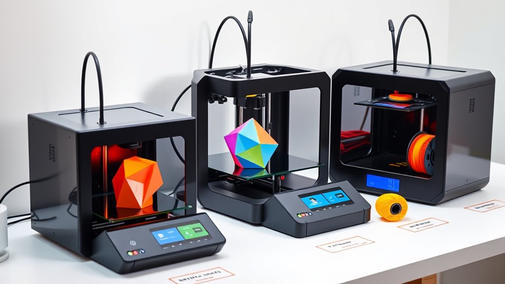 easy beginner 3d printer selection