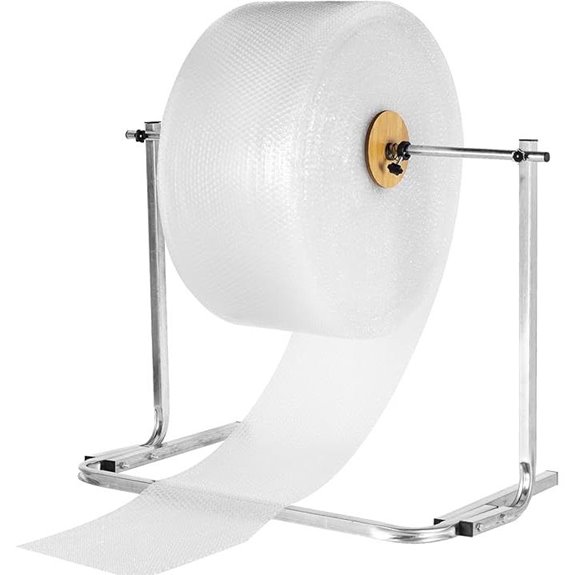 Bubble Wrap Roll Dispenser with Easy Film Replacement