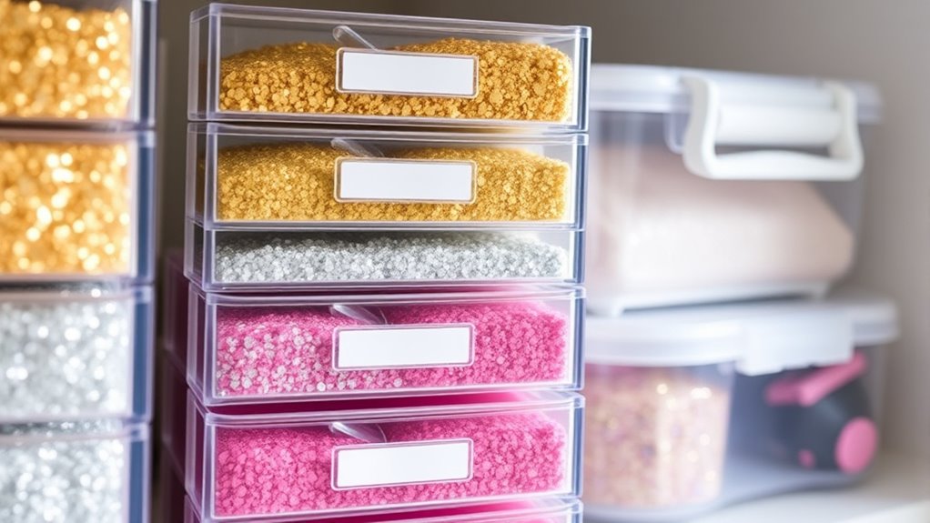 eco friendly labeled sealed storage