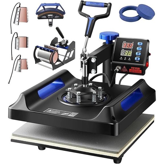 VEVOR 8-in-1 15x15 Heat Press Machine
