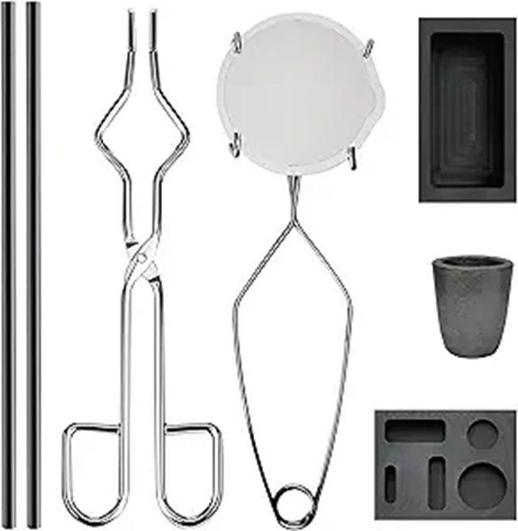 Nelyrho 8-in-1 Metal Casting Kit with Crucible