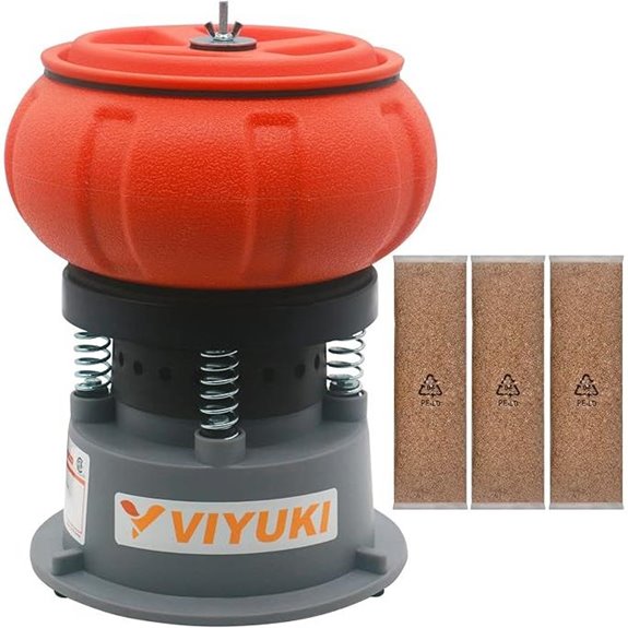 Electric 5LB Vibratory Tumbler for Metal Parts
