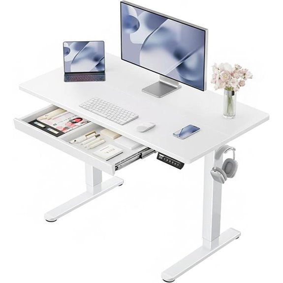 ErGear 44 Electric Standing Desk with Drawers