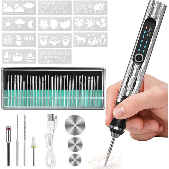 Upgraded Electric Engraving Pen with 37 Bits