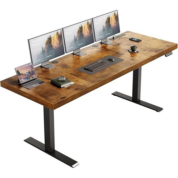 OffiGo 71 Electric Standing Desk with Power