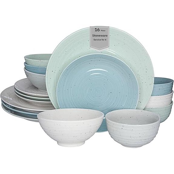 Sango Siterra 16-Piece Stoneware Dinnerware Set