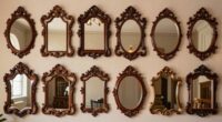 elegant carved frame mirrors
