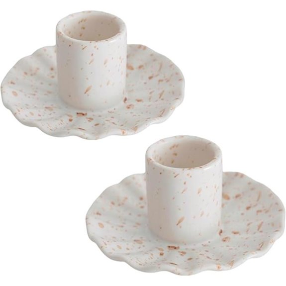 Ceramic Taper Candle Holders for Home & Events