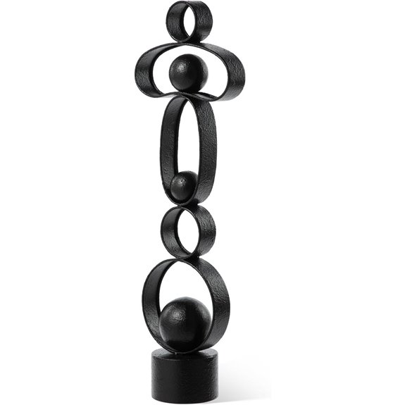 Glitzhome Metal Abstract Sculpture for Home Decor