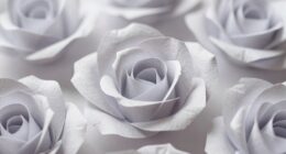 enhance paper rose dimensionality